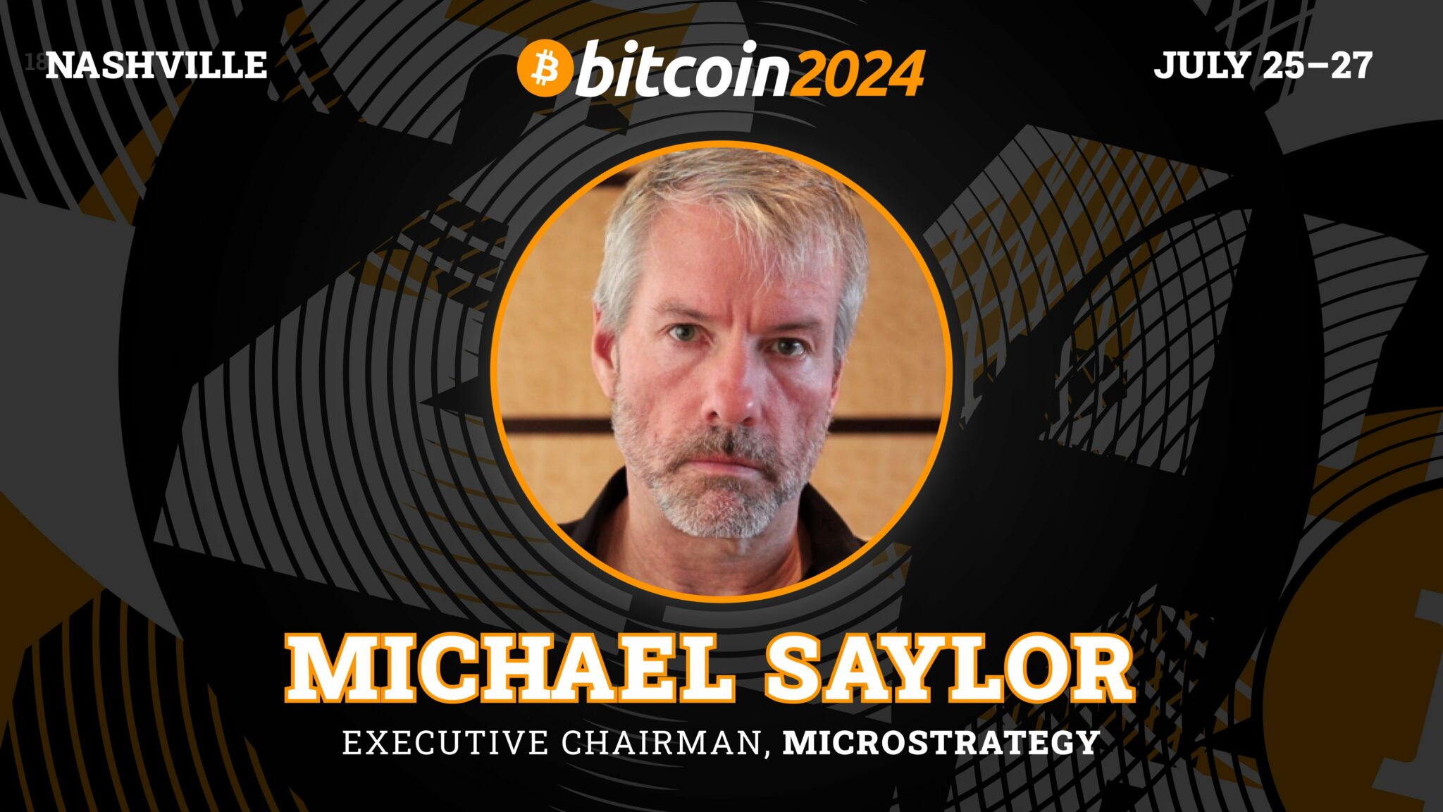 Michael Saylor à la conférence de Nashville Bitcoin 2024
