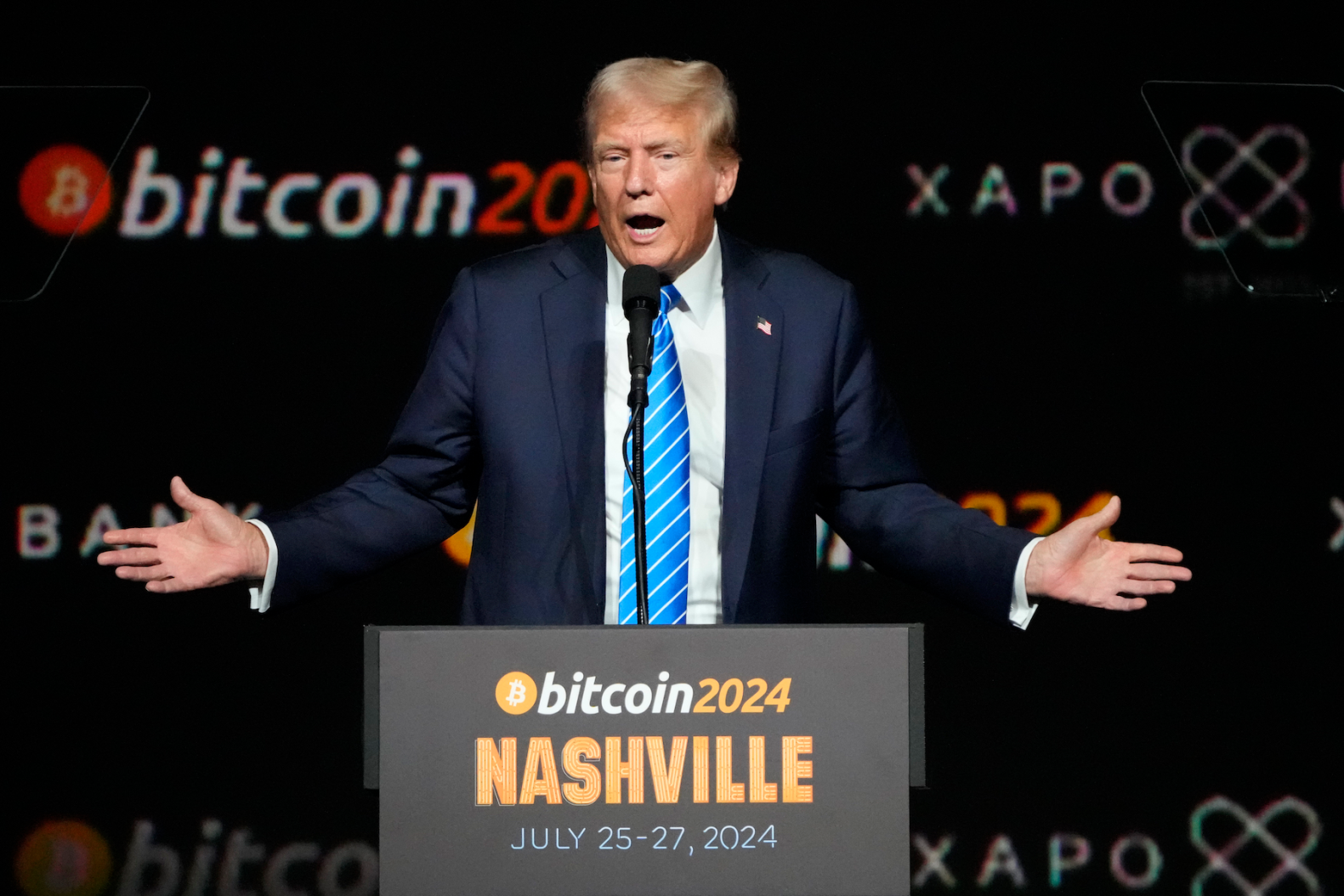 Donald Trump à participé à la conférence Bitcoin Nashville 2024